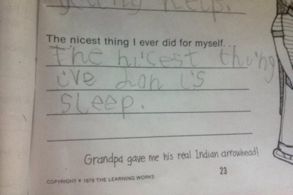 Second grade me got it.