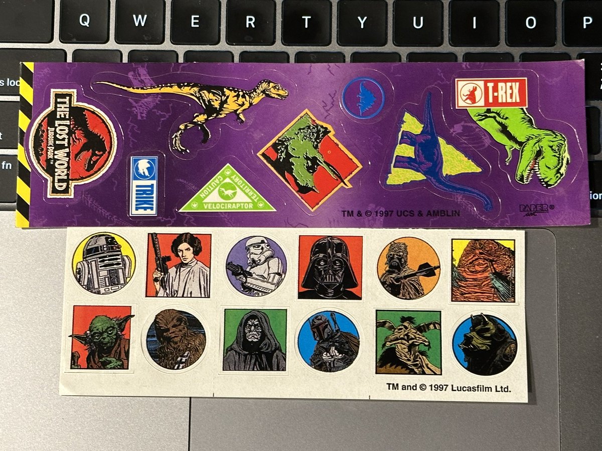 Oh help. I think these would now be considered to be ✨ vintage stickers ✨