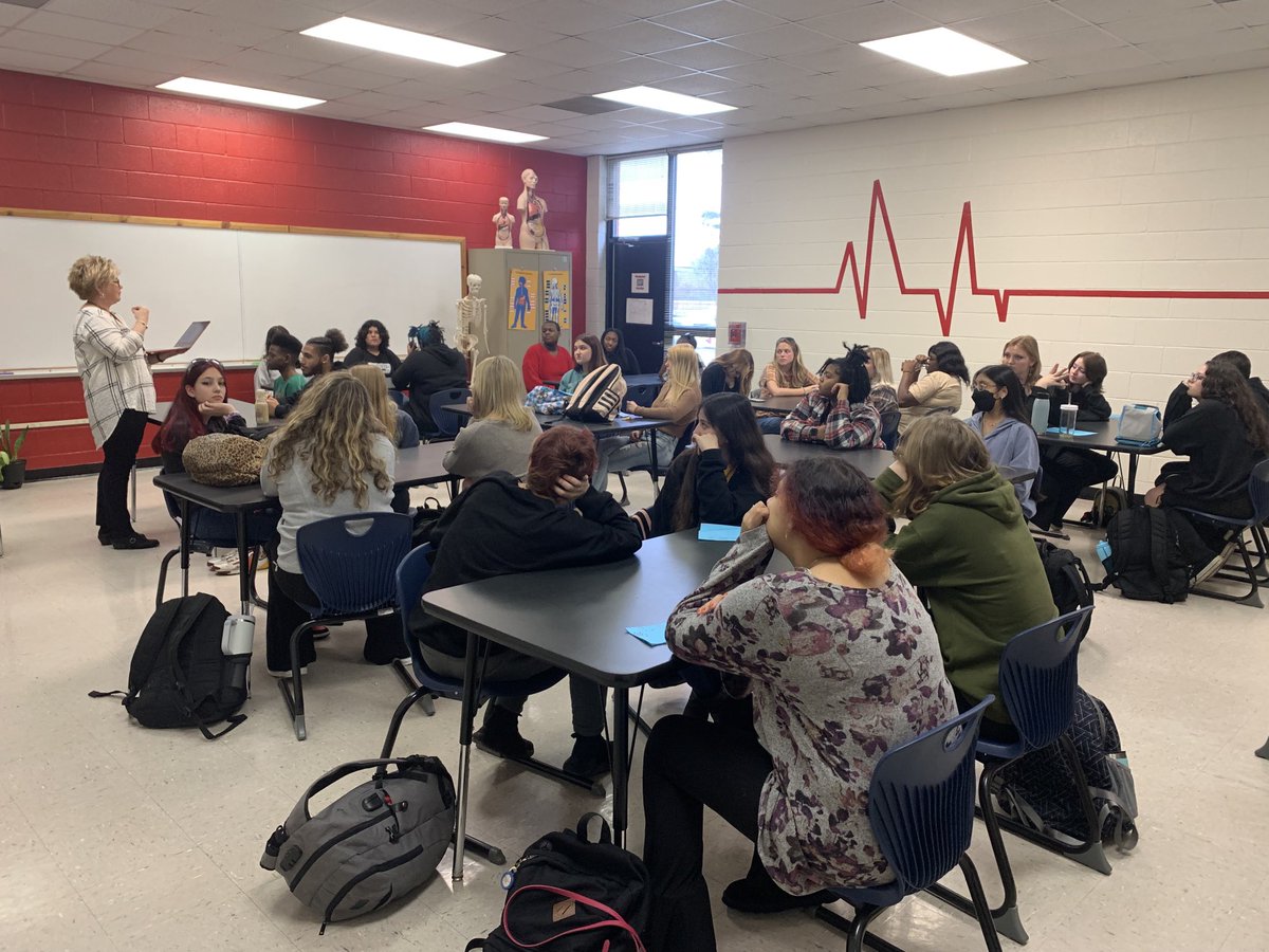 Our health science is back!!!! ⁦@lifestrapestry⁩ ⁦<a href="/pqpiratepride/">Perquimans High</a>⁩