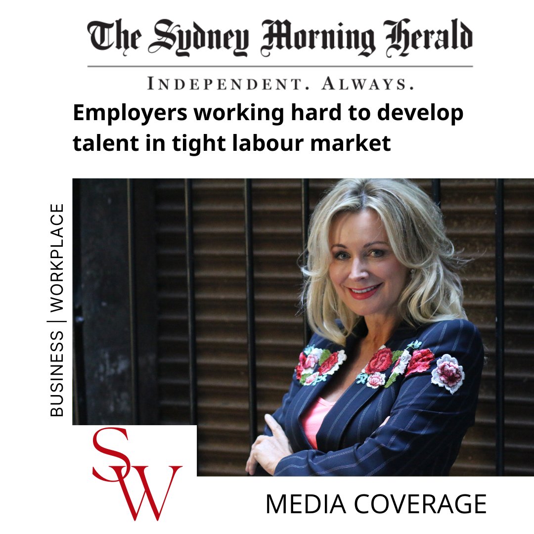 TaurusMarketing's tweet photo. Our CEO and founder Sharon Williams was recently featured in the @sydneymorningherald with her comments on the tight labour market.
#SMH #sydneymorningherald #sharonwilliams #media #coverage #business #workplace #labourmarket #employer https://t.co/EmtJJgHghN