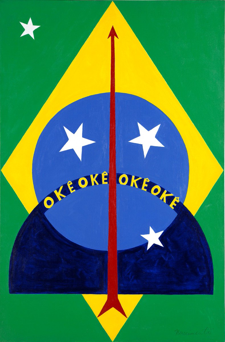 90ut0f10's tweet photo. Abdias Nascimento
Okê Oxóssi, 1970 https://t.co/rEBhqsHCMC
