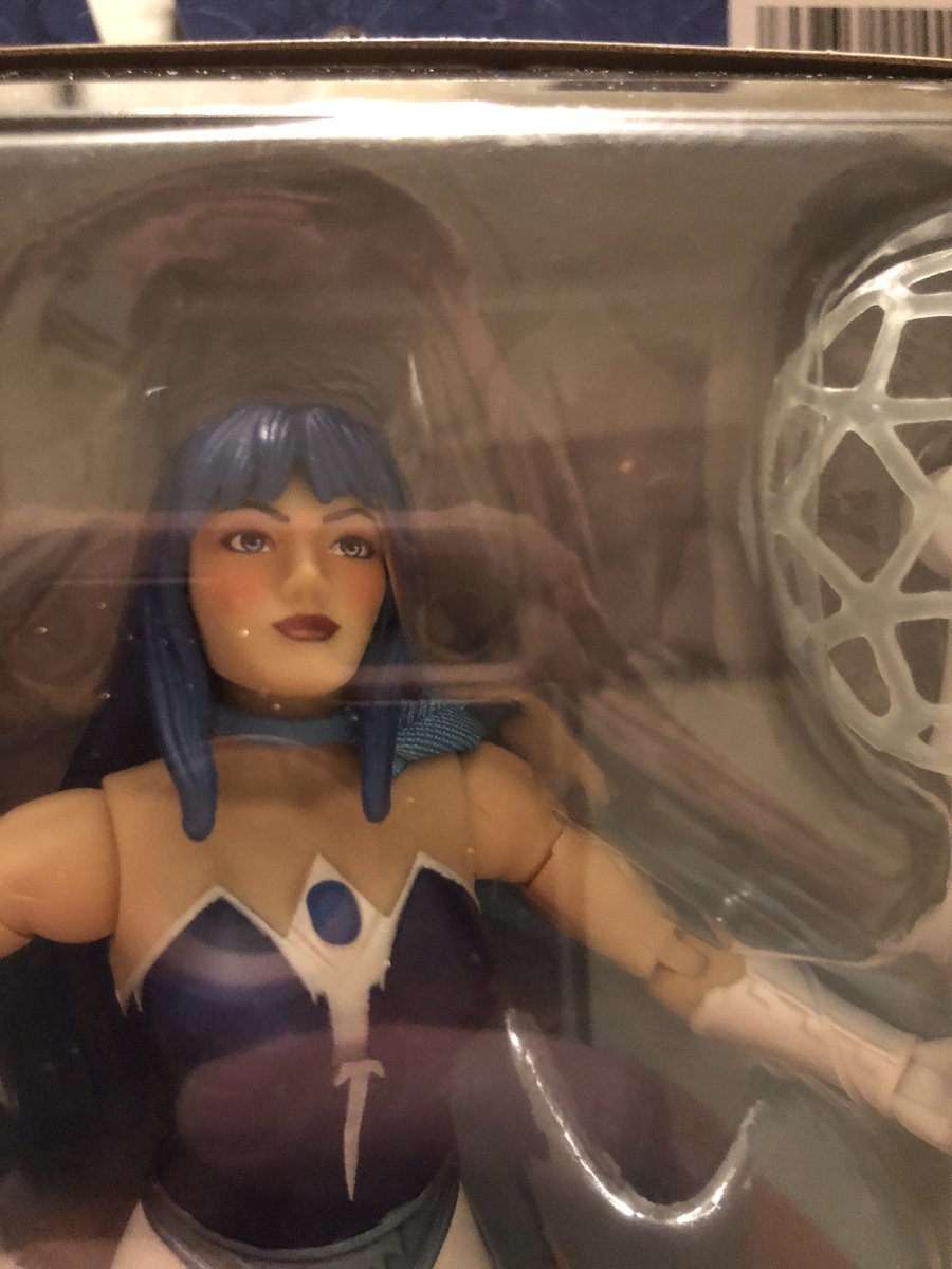 Victoria_Miller's tweet photo. When you order the figure of your favorite She-Ra character since childhood and she’s absolutely gorgeous and the box art is amazing…and there’s a huge paint scuff on her skirt. My inner child has mixed emotions rn @Mattel https://t.co/LjOWADrGon