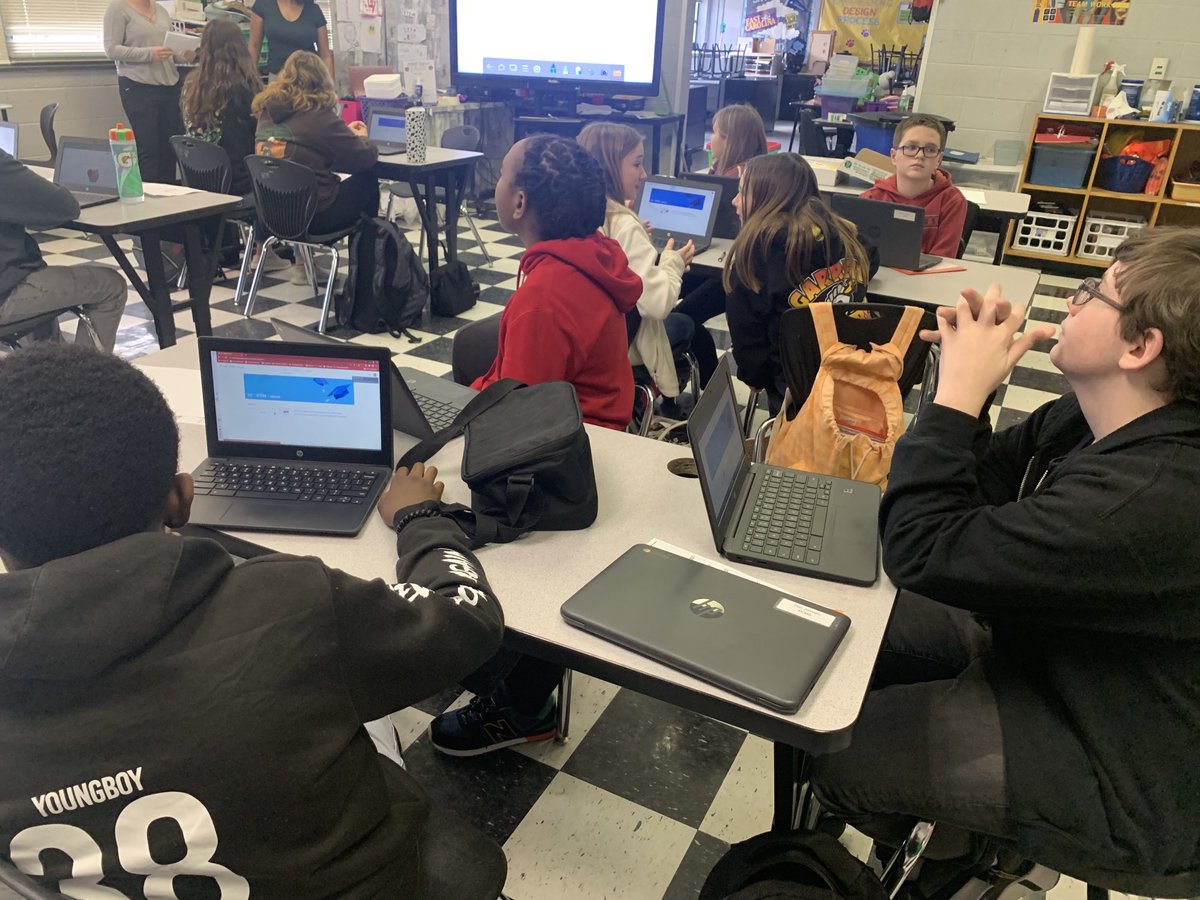 Our CTE middle school introducing- curriculum or self. Building relationships for second semester ⁦<a href="/pqschools/">Perquimans Schools</a>⁩ ⁦@lifestrapestry⁩ ⁦@PQ_STEM⁩ #betheone