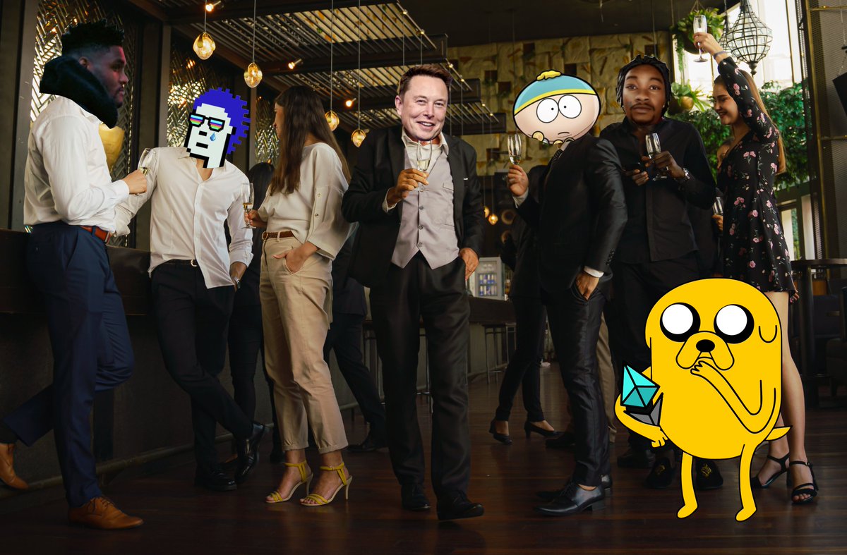I gotta tell you guys this story <a href="/elonmusk/">Elon Musk</a> was telling all of us at this crypto party! He thinks $ji can reach 10$ we said we want to set a goal of 1$ lol dogen and jamie kept calling him a chaddd hahaah! #goodtimes <a href="/jamiekingston/">Jamie Kingston</a> <a href="/realdogen/">Dōgen</a> <a href="/EricCryptoman/">Eric Cryptoman</a> <a href="/1goonrich/">Quasar.Exe</a>