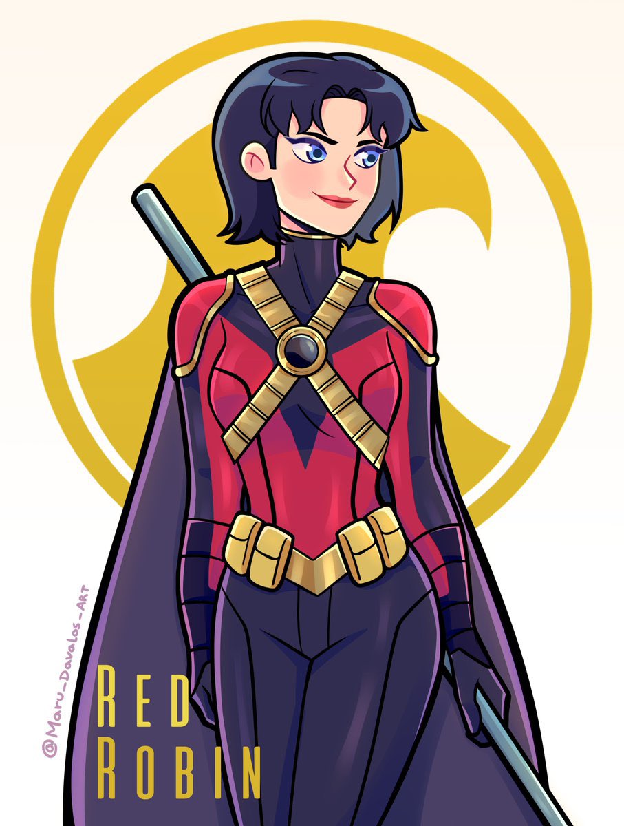 FutureRedRobin's tweet image. "Oh uh hi I'm Tiffany or Red Robin aka the daughter of Tim and Stephanie Drake"

-Writer is 18+ 
-Single ship
-DMs open 
-English 
-Non/Lewd RP
-RP only with a plot
-100% dom
-Like &amp;amp; RT
-Bisexual
Disclaimer: no art or anything is owned by me