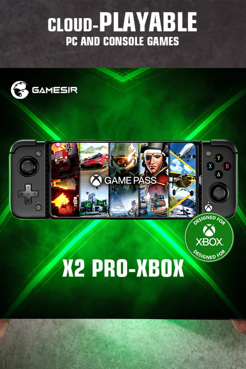 🕹️😍Take your Android gaming to the next level with the GameSir X2 Pro controller! With its precision controls and ergonomic design, you'll be able to play for hours on end. Get Now👉s.click.aliexpress.com/e/_DlvXexV . . #mobilegaming #gamesir #xboxcontroller
