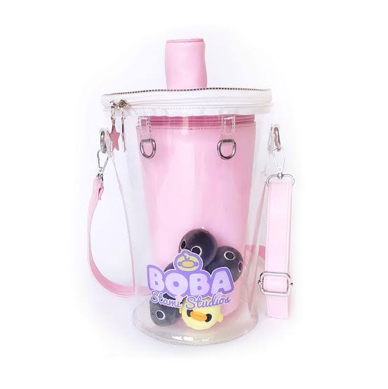whoisashleigh's tweet photo. @itmecybrgrl I super duper want a boba print soon, but wanted to add @StamiStudios boba bag to the lolita(ble) indie boba item list! I love it so much,  especially since the strap and insert can change to fit the coord. (Can we pretend the polkas on my skirt are boba balls too lol) https://t.co/s1tmHwpuXy
