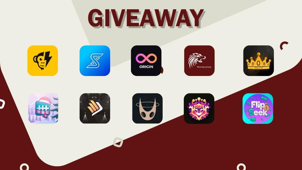 Proxy Chimp (@proxychimp) on Twitter photo 🎊GIVEAWAY🎊
1x <a href="/WolvesProxy/">WolvesProxy</a> 2GB Resi
3x <a href="/HollowProxies/">Hollow Proxies</a> 5GB Resi
1x <a href="/808Proxies/">808 Proxies</a> 2GB Resi
1x <a href="/ProxyChimp/">Proxy Chimp</a> 10 Nike Accs
1x <a href="/SelexAIO/">Selex</a> Weekly
5x <a href="/Origin_AIO/">OriginAIO</a> Weeklies
1x MONTHLY ⤵
<a href="/HypeHuntersEU/">HypeHunters</a>
<a href="/HawkAIO/">Hawk Monitors</a>
@MAD_scripts
<a href="/FlipSeek/">FlipSeek</a>
Rules:
✅Follow all accounts
❤ Like
🔁RT
Good luck! 🎊GIVEAWAY🎊
1x <a href="/WolvesProxy/">WolvesProxy</a> 2GB Resi
3x <a href="/HollowProxies/">Hollow Proxies</a> 5GB Resi
1x <a href="/808Proxies/">808 Proxies</a> 2GB Resi
1x <a href="/ProxyChimp/">Proxy Chimp</a> 10 Nike Accs
1x <a href="/SelexAIO/">Selex</a> Weekly
5x <a href="/Origin_AIO/">OriginAIO</a> Weeklies
1x MONTHLY ⤵
<a href="/HypeHuntersEU/">HypeHunters</a>
<a href="/HawkAIO/">Hawk Monitors</a>
@MAD_scripts
<a href="/FlipSeek/">FlipSeek</a>
Rules:
✅Follow all accounts
❤ Like
🔁RT
Good luck!