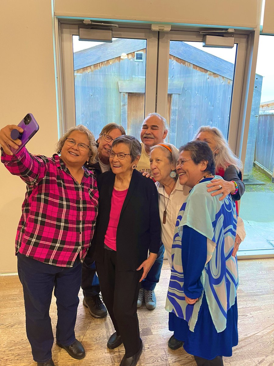 Elders Gathering luncheon held at the Musqueam Cultural centre. 🤲🏽<a href="/musqueam/">xʷməθkʷəy̓əm | Musqueam Indian Band</a> for hosting the elders <a href="/SquamishNation/">Sḵwx̱wú7mesh Úxwumixw | Squamish Nation</a> <a href="/tsleilwaututh/">Tsleil-Waututh Nation</a> with the VSB. Happiness, smiles and good medicine for the heart and mind. #elders #wisdom #teachings <a href="/vsblearns/">vsblearns</a> <a href="/VSB39/">Vancouver School Board</a> <a href="/hemremmem/">Helen McGregor</a> <a href="/JodyLanglois/">Jody Langlois</a>