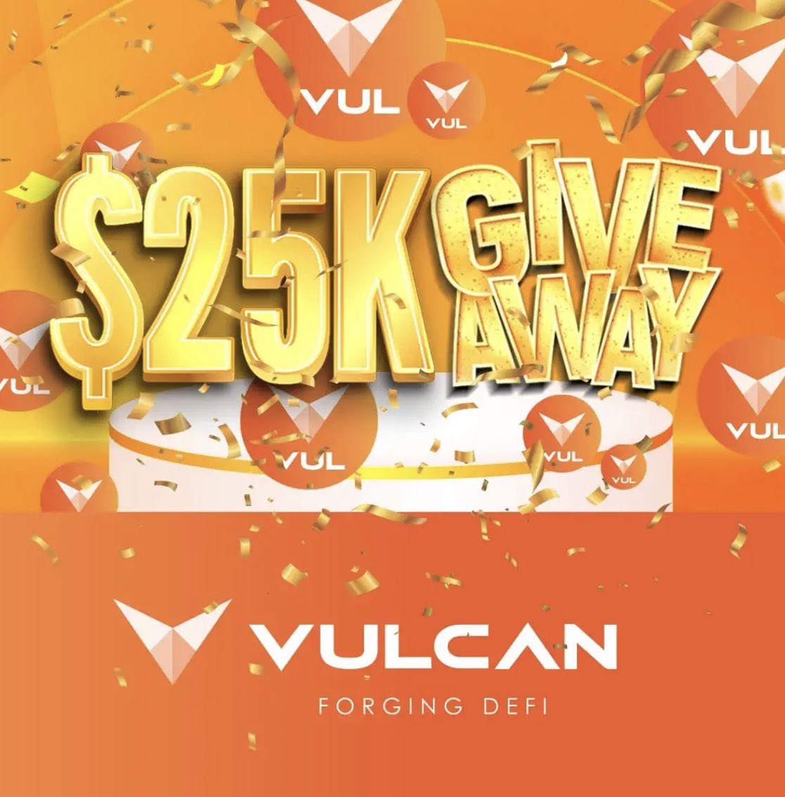 VUL $25,000 Giveaway!!!  #Crypto #Blockchain #defi 
Click the link below!
vulcanchain.medium.com/in-25-000usd-v…