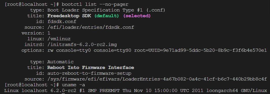 cheeselee's tweet photo. systemd-boot is fixed with patches from the community. https://t.co/KBxj7e4yqV