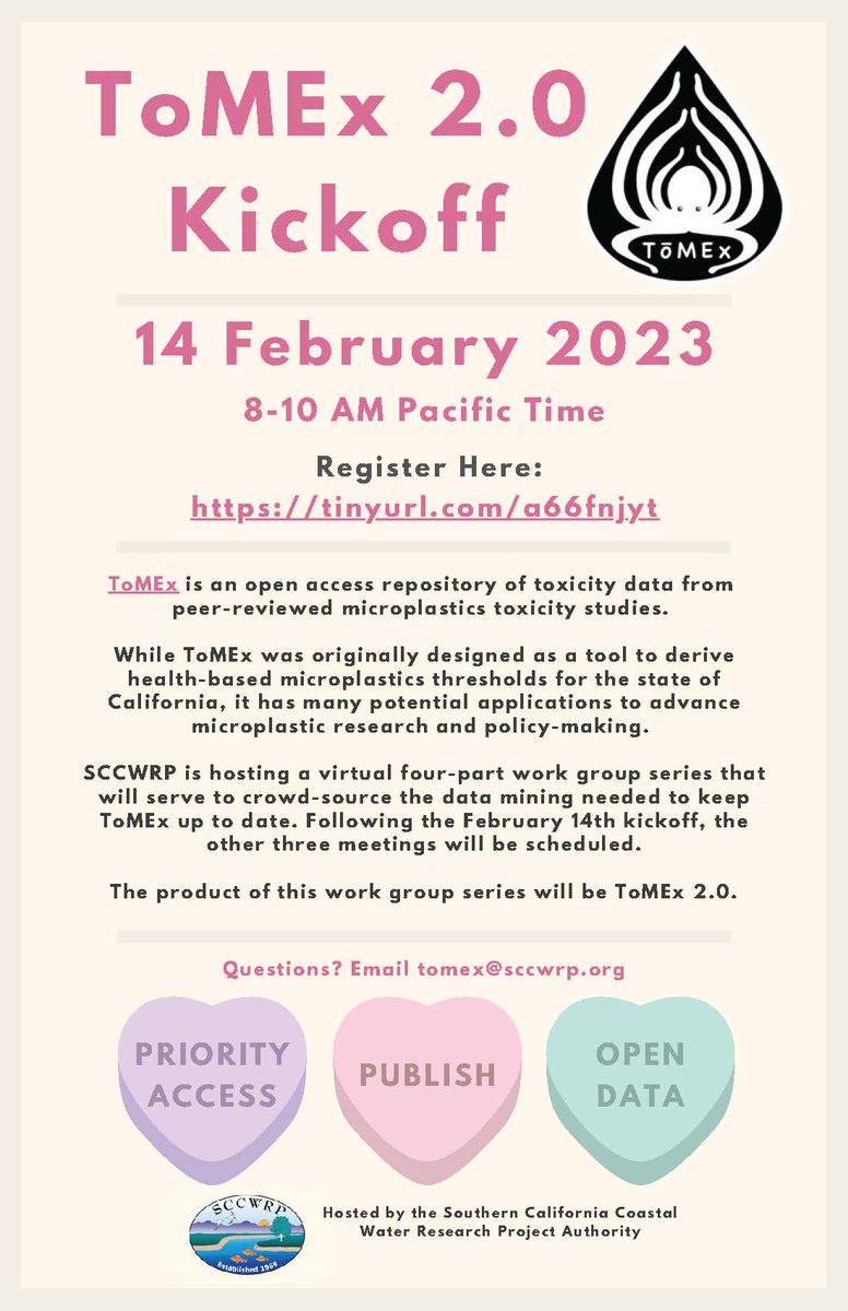 Some roses are red,
and others are #plastic,
a workshop on @ToMEx -
positively ✨fantastic✨! 

Join us on Feb 14 for an incredible opportunity to update the #microplastics toxicity database, plan manuscripts, and meet fellow researchers!

Register now ➡️ tinyurl.com/a66fnjyt