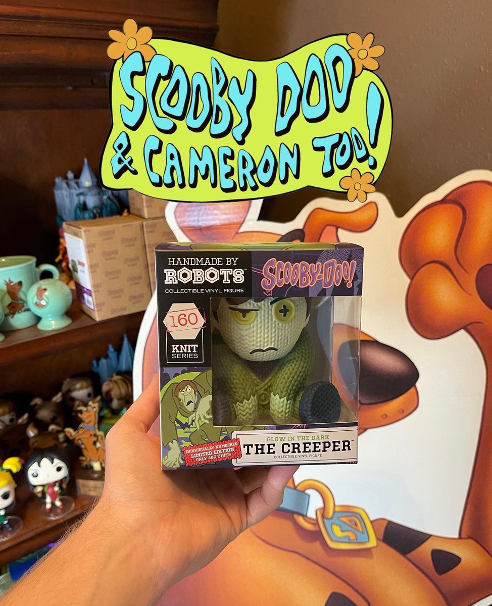 ScoobyandCam's tweet image. Today’s Featured Item is a 2022 Glow in the Dark Creeper Knit Figure from Handmade by Robot🤖

This item is limited to 480 pieces &amp;amp; it retails for $19.95 on the hmbr.fans website. Be sure and get yours today!

#ScoobyDoo #TheCreeper #HandMadeByRobots @hmadebrobots