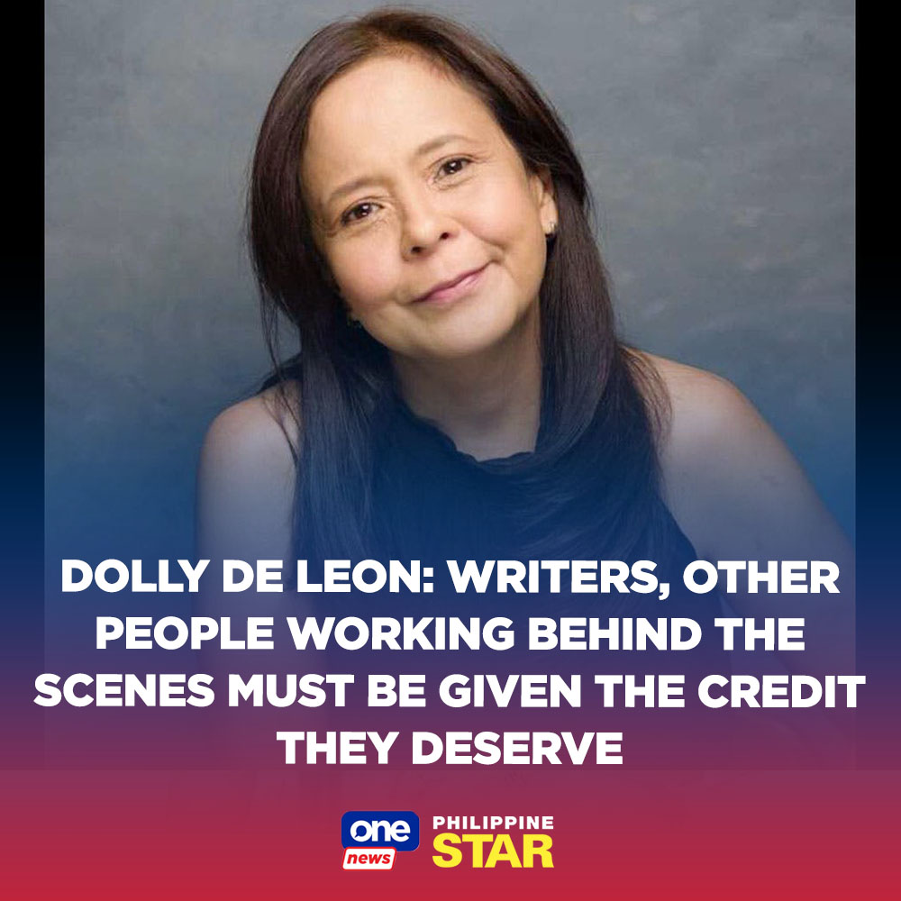 PhilippineStar's tweet photo. “We are very celebrity status-centric. That’s our culture,” actress Dolly de Leon said. https://t.co/AISMBGspyx | via @onenewsph https://t.co/DZ0jApTLIw