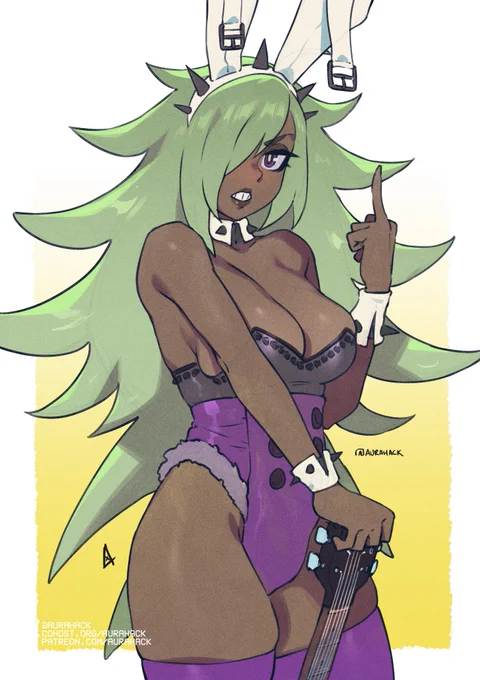 Noize from River City Girls in a bunny suit 