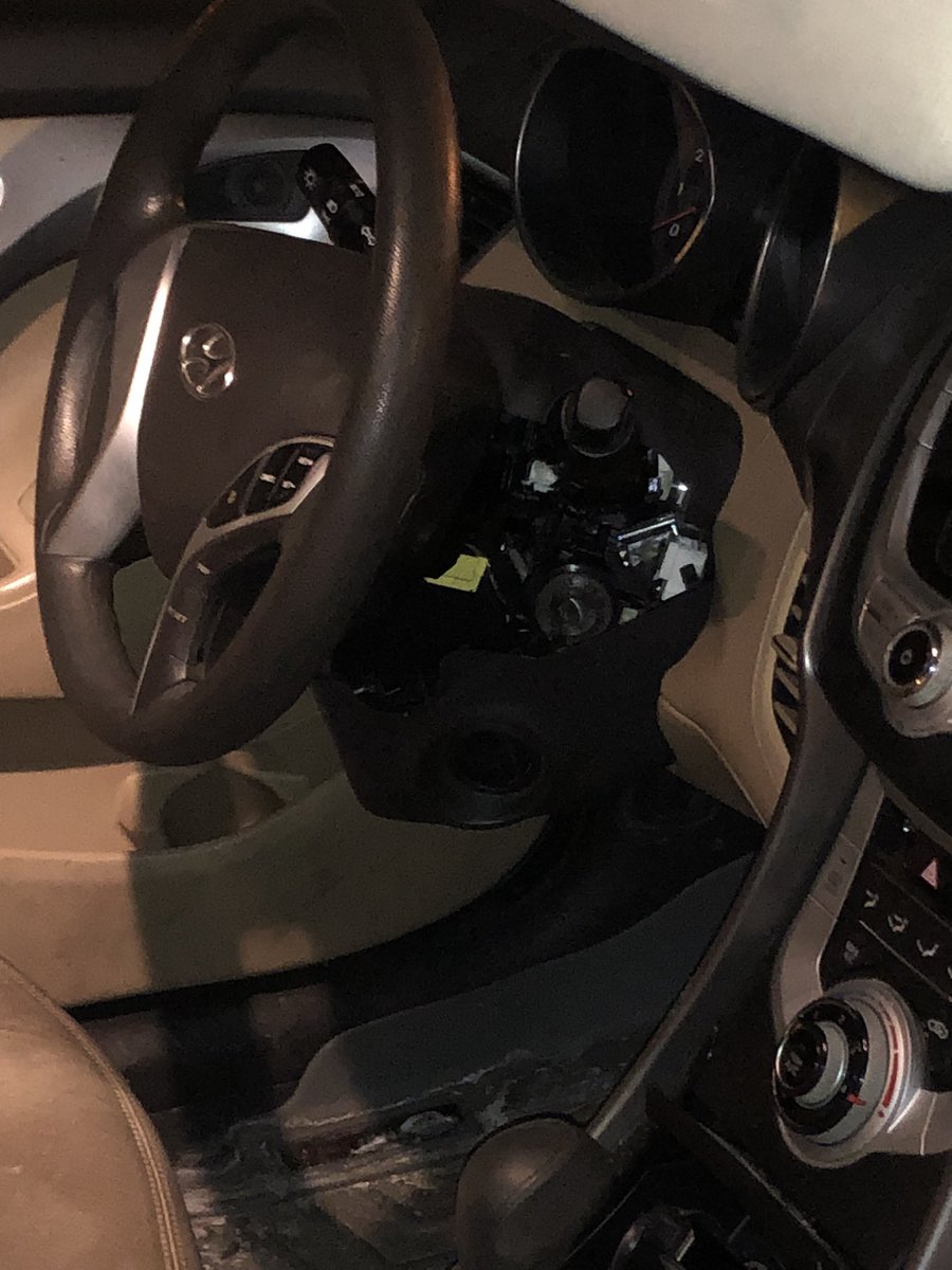 “That’s weird, my unlock button isn’t working. Wait, is my window…oh.”