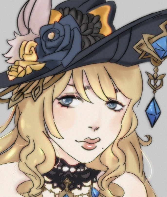 DR_B0nes's tweet photo. The pretty fontaine blonde lady is finally done. 100% saving primogems for her #Genshinlmpact #Fontaine https://t.co/N0Ft3s5HzB