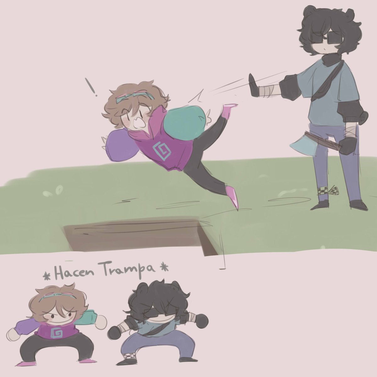 Kuyie16's tweet photo. Jsjs increíble el directo 🌸🍒🌸🍒🌸 y sin trampas eh? >:] 

#spreenfanart #karljacobs #spreen #karljacobsfanart https://t.co/S3Ix3ipVly