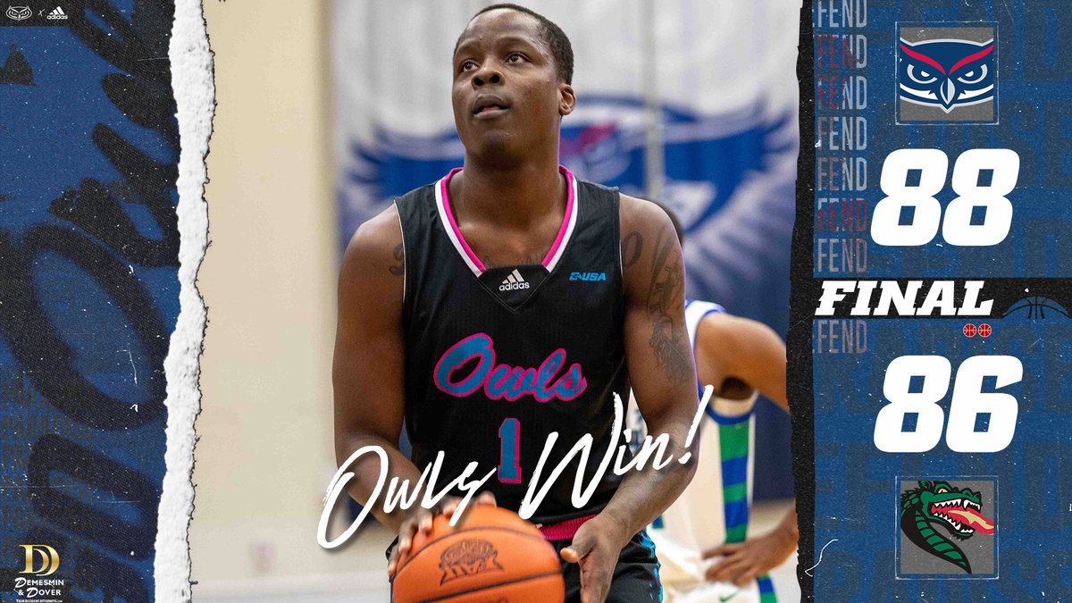 OWLS WIN!

OWLS WIN! 

OWLS WIN!!!!

12 STRAIGHT!!!

#WinningInParadise