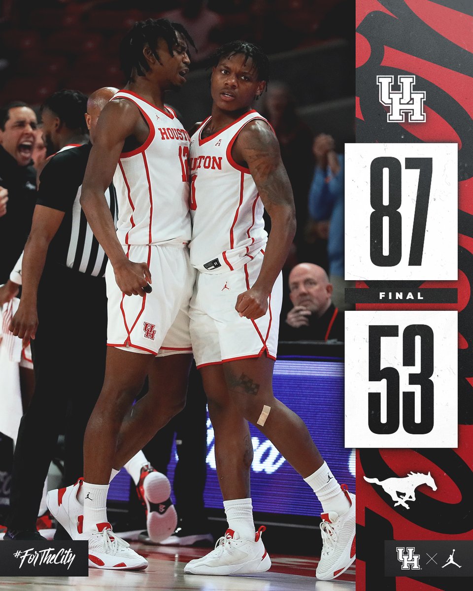 UHCougarMBK's tweet photo. COOGS WIN!
presented by @thejointchiro

Opening 2023 with a big #AmericanHoops home dub

@JaraceW | 23 pts | 10 rebs
@m_sasser0 | 14 pts | 7 asts
@JWanRoberts13 | 11 pts | 8 rebs

#ForTheCity x #GoCoogs 

NEXT – at Cincinnati, 2 pm CST SUNDAY, Cincinnati https://t.co/DIGNdEtbyT