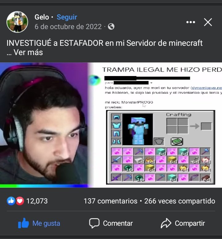 ZaphiroZ's tweet photo. Gelo? @EDUARDOLUGO51 sales en FB wey xD https://t.co/Go5hCBFupO