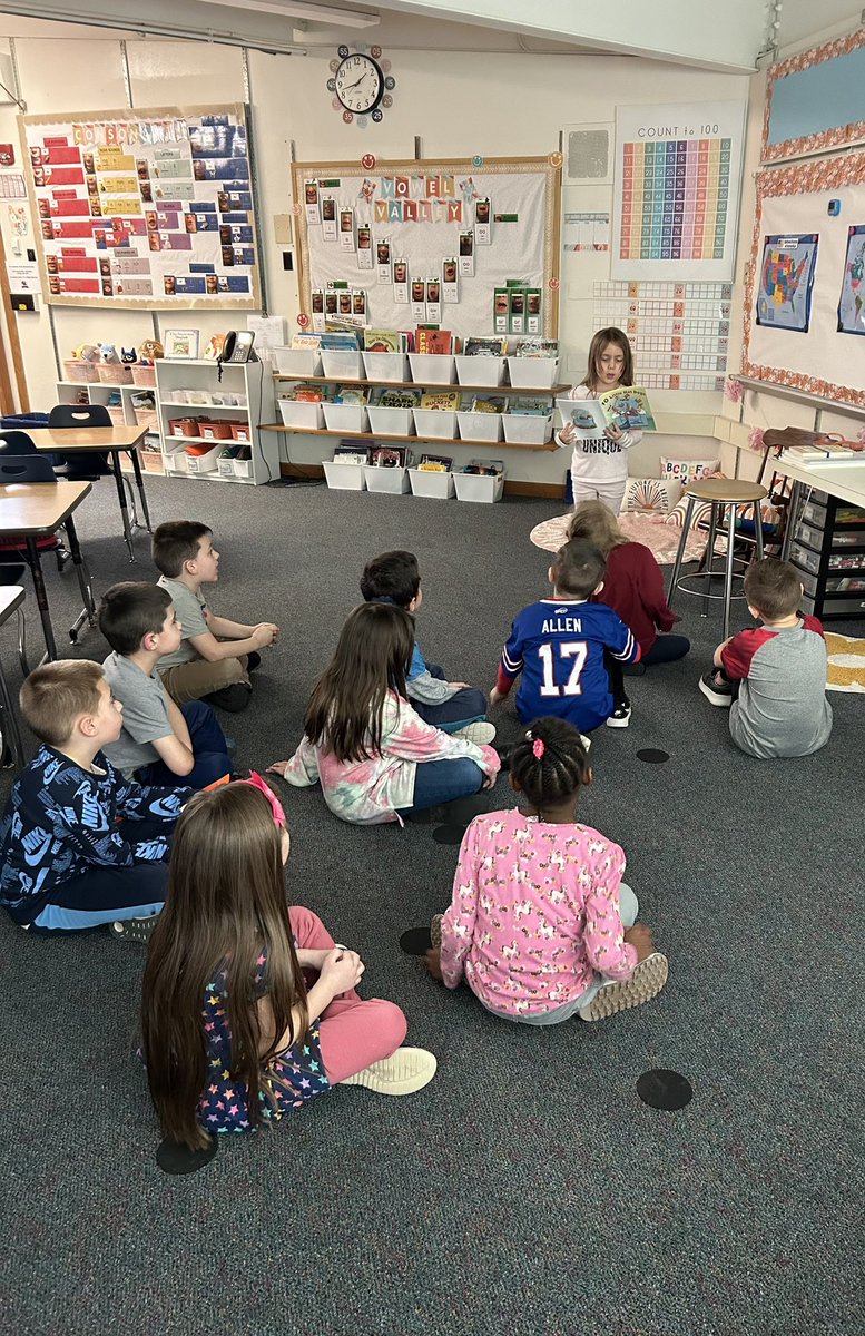Super proud teacher moment today when a friend was able to read a book of her choice to the class 💗 I love to see these students learn so much from each other