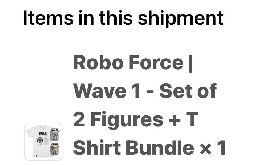yt74's tweet image. My #RoboForce figures have shipped from @nacellecompany!