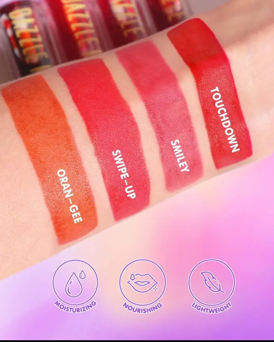 NikiraAzureen's tweet photo. Giveaway Time!!
 Since its Jumaah barakah today, I nak kasi 1 person to win this liptint set from Dazzle Me! Ada 4 warna in one and all you need to do is:
•Follow me &amp; RT this tweet
•Follow Dazzle Me IG acc and reply with screenshot✨
https://t.co/qk6TpSJQ3d

All the best ❤️ https://t.co/wCOcatSXae