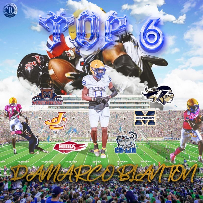 DamarccoB's tweet image. WR @…….. ? #Top6 #AGTG @smccfootball @JC_BobcatsFB @MGCCC_FOOTBALL @CoLinFootball @eastcentral @HindsCC @ShedrickMckenz2 @ESPN3ALLDAY @PrepRedzoneMS