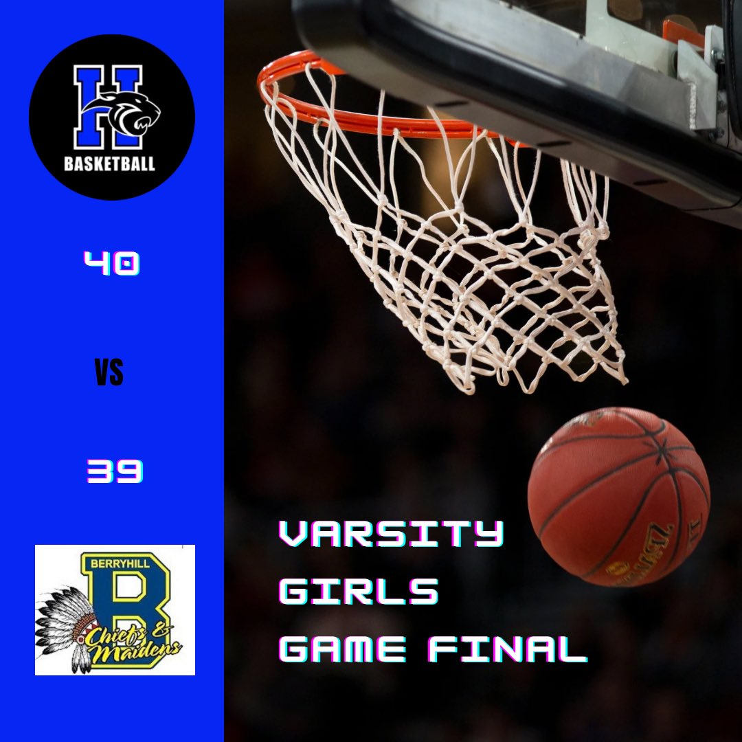 The Harrah Lady Panthers win a close one against Berryhill in the opening round of the Skiatook Tournament. 40-39.  #Fam1ly | #All1n | #MakeEmBelieve | #OKPreps