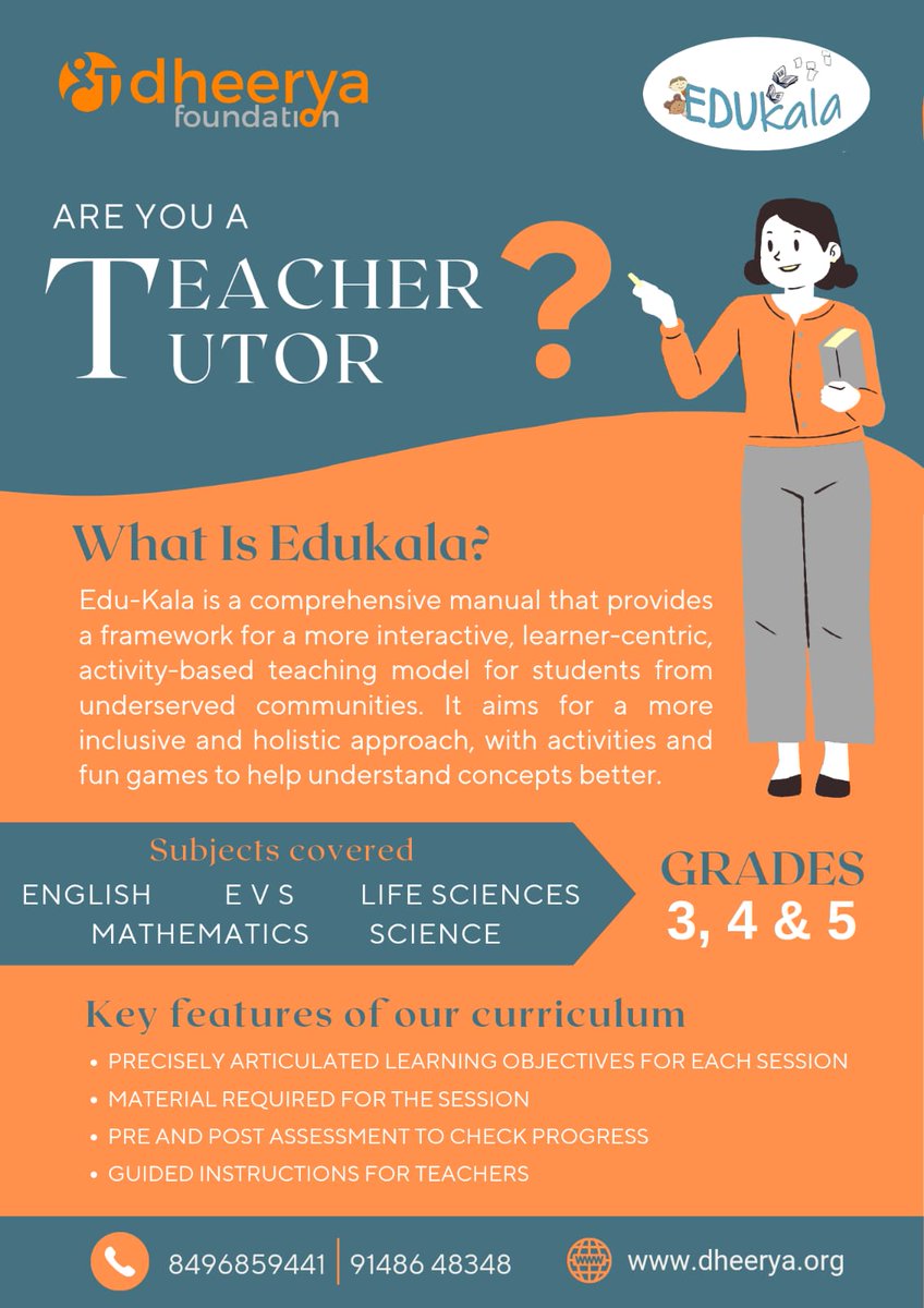 Dheerya_F's tweet photo. Check out https://t.co/L3xL2B1UOY

An Open source, free curriculum that is designed to support Activity Based Learning.

@malpani @prakruth1 https://t.co/r9Yv4pvYdv