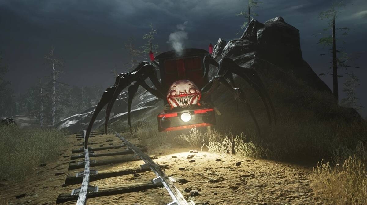 PDOCTORVINCENT's tweet photo. Making this post as I'm still playing Choo Choo Charles and I'M LOVINGTHE GAME!!! Can't wait to get a video up when I can And I Hope You Watch It. Lets Take This Demon Train Down! #happy #Vtuber #scarygame #ChooChooCharles #demontrain #VTuberEN #spooky https://t.co/CEFg6viEXz