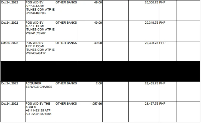 So funny thing happening in my life rn, somehow somebody gained access to my Bank Account and leeched like 10k PHP off me for like a couple months with out me noticing 