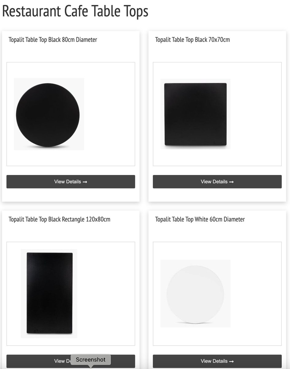 Top Quality Restaurant Cafe Tabletops

Capital Commercial Furniture offers a variety of quality tabletops for restaurants and cafes. From small or large, round or square, we have the perfect tabletop for your restaurant.

bit.ly/3vEZpZZ