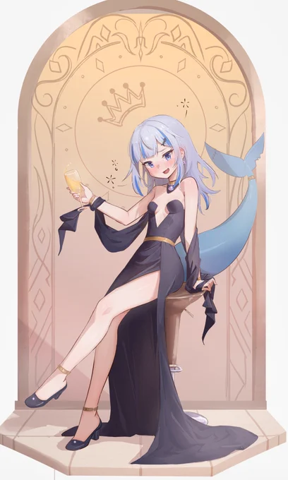 classy shork~ let's drink~#gawrt 