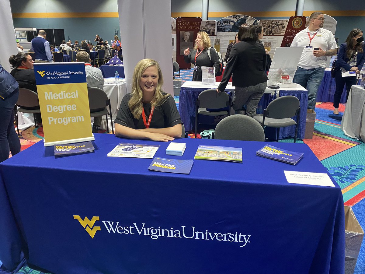 Successful first day of #NatCon2023 for @WestVirginiaU #WVUVeterans