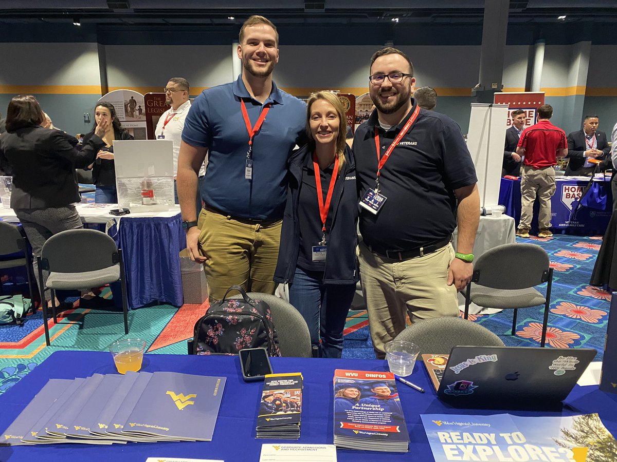 WVUVeterans's tweet image. Successful first day of #NatCon2023 for @WestVirginiaU #WVUVeterans