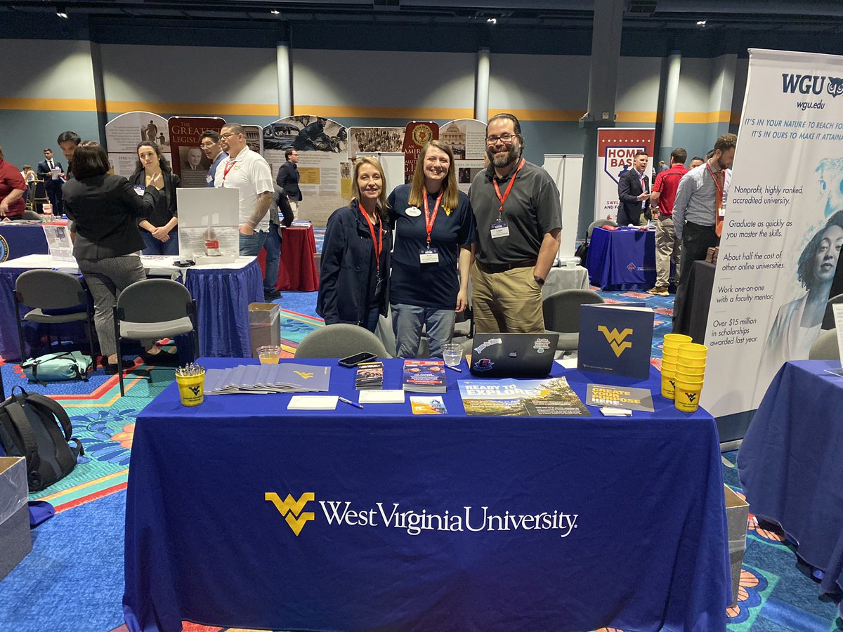 WVUVeterans's tweet image. Successful first day of #NatCon2023 for @WestVirginiaU #WVUVeterans