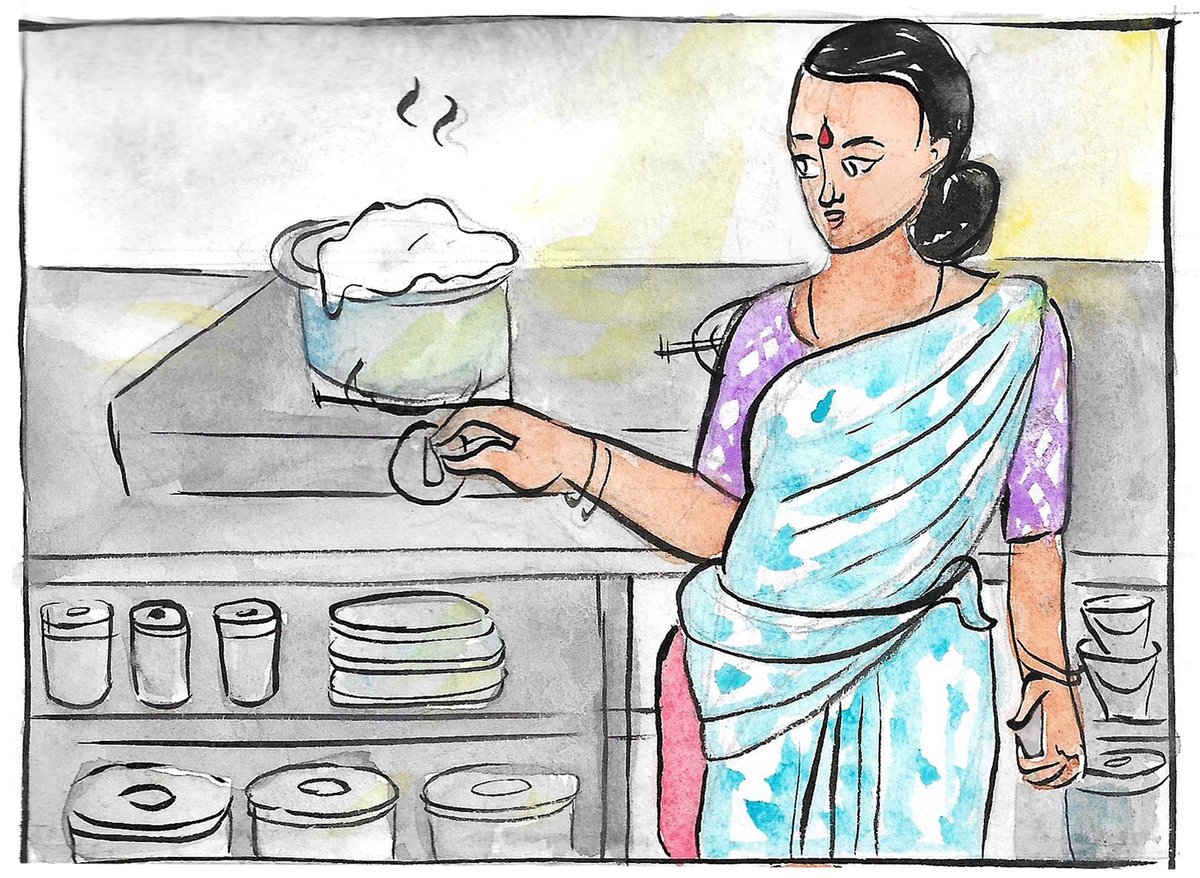 Good Morning!

webtoons.com/en/challenge/s…

#kannadacomics #kannadahousehold #karnataka #bangalore #bengalurumornings #bluesippycup #comicstrip #simplestylecomics #watercolor #filtercoffee #nandinimilk #vijayavani #middleclass #indianhomes #goodmorning #mornings #morningcoffee