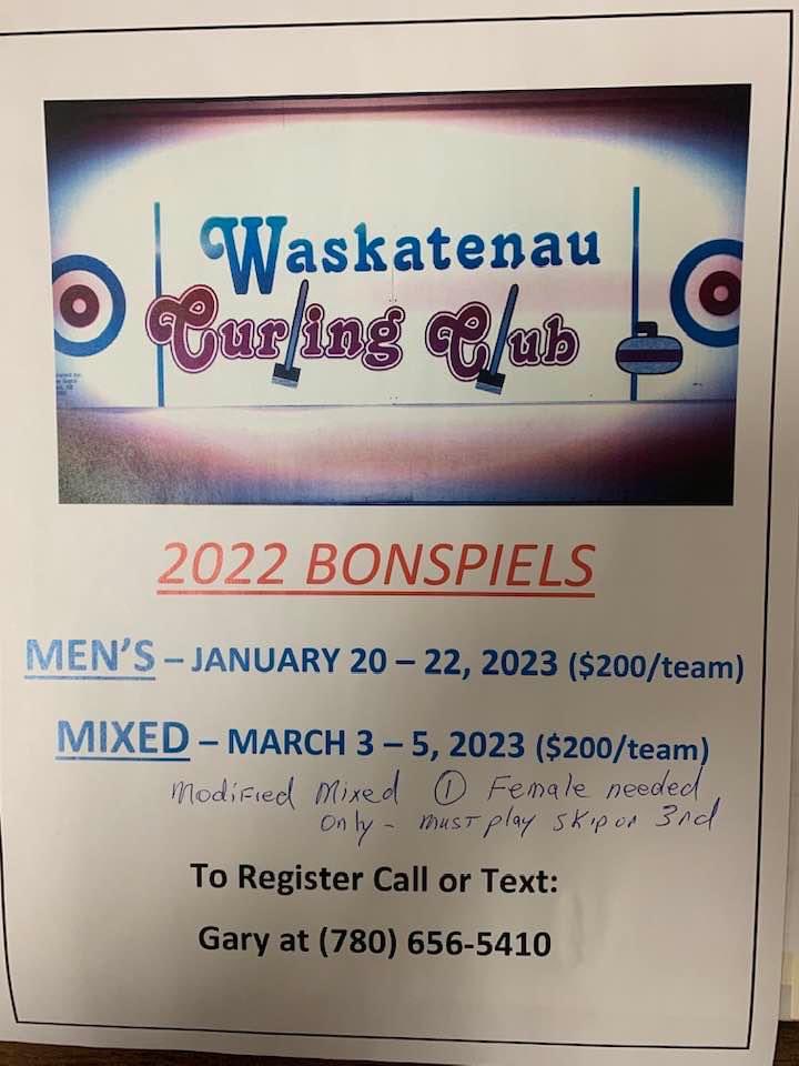 WaskCurlingClub's tweet photo. 2023 Bonspiels 🥌🥌🥌 https://t.co/7CDW54JiA0