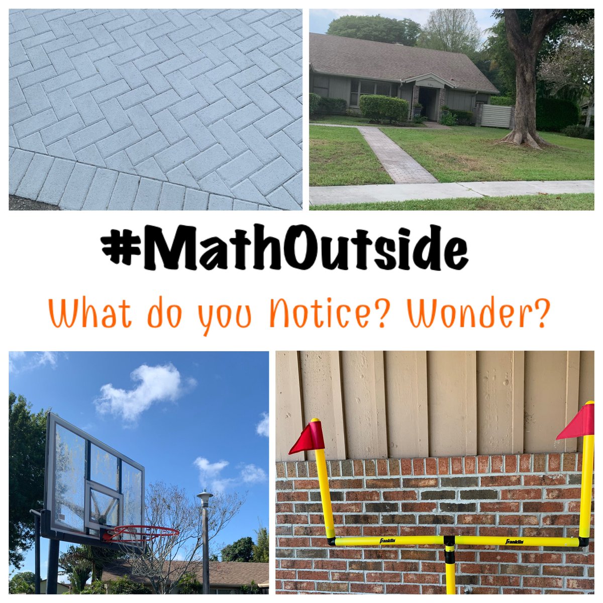 ChristineLPercy's tweet image. #MathOutside and food #elemmathchat