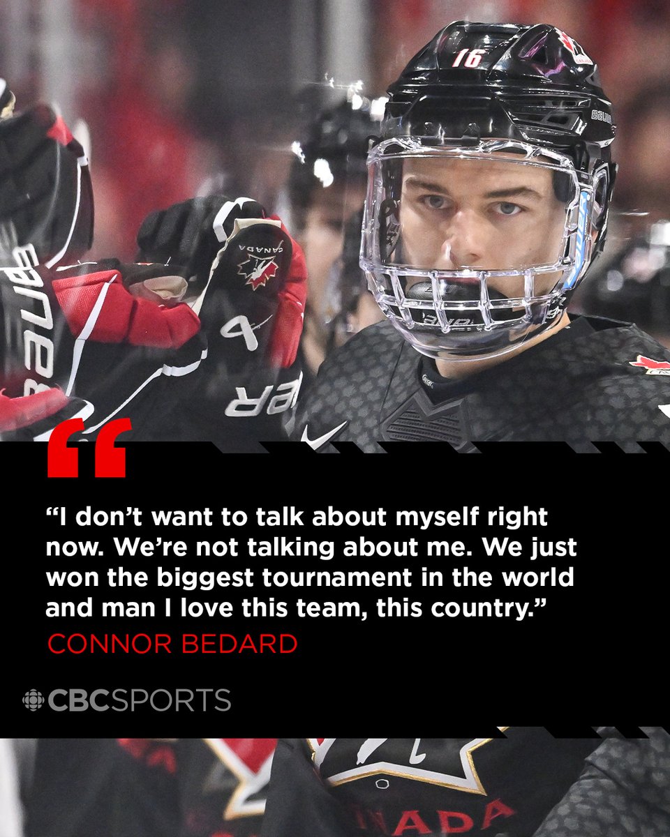hockeynight's tweet image. Connor Bedard, ladies and gentlemen 👏

cbc.ca/1.6705143
Via @TSN_Sports