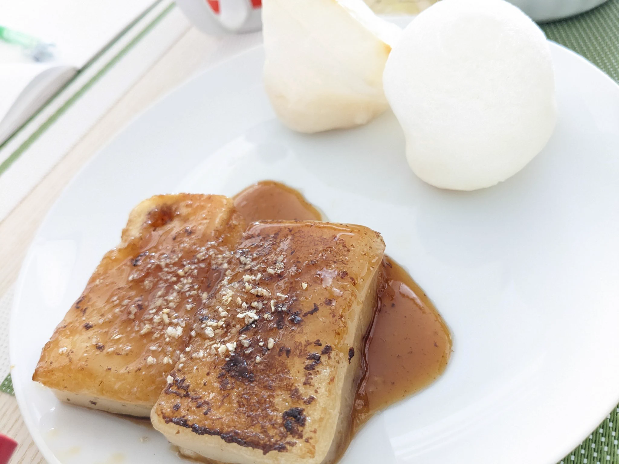 お昼ごはん🤭🤭
これのレシピでも作ってみた😁
うまいとー♥️♥️
あとは砂糖醤油☀️
私はきなこもち🤭
#きょうの料理
#彼とごはん
#料理好きな人と繋がりたい
#おうちごはん  