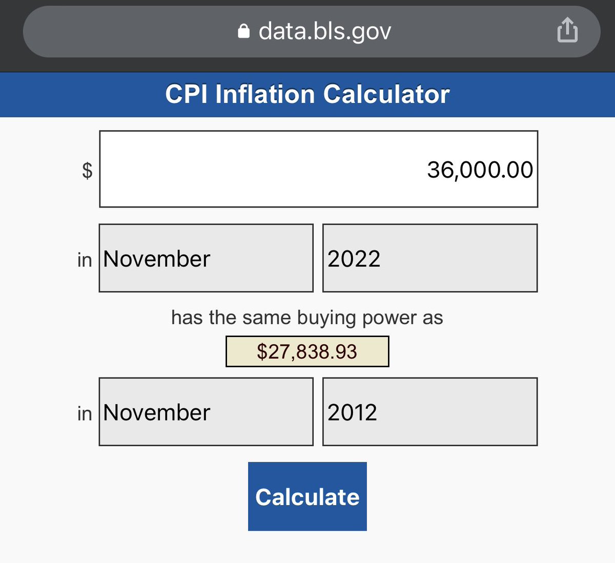 JFrizzell's tweet photo. The current minimum salary for teachers in Arkansas is $36,000. Attached is what that salary equates to from inflation 10, 15, &amp; 20 years ago. We have to do better by our educators, as well as classified staff in Arkansas public schools! #payARteachers https://t.co/1JVOchuILg