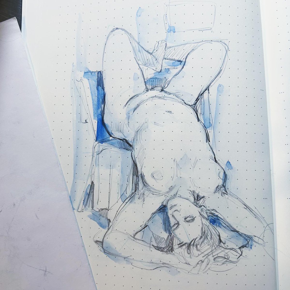 from tonight's figure drawing session 