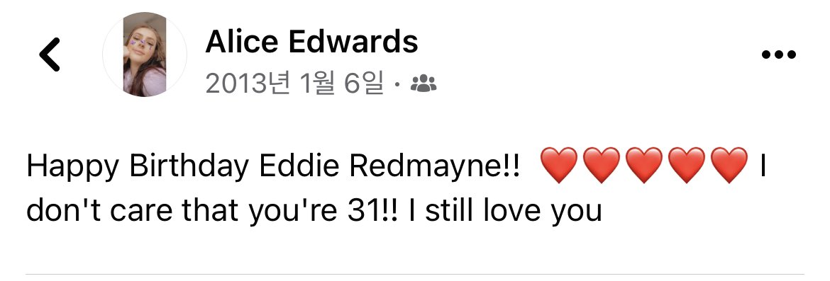 Happy Birthday Eddie Redmayne!!          I don t care that you re 41!! I still love you 