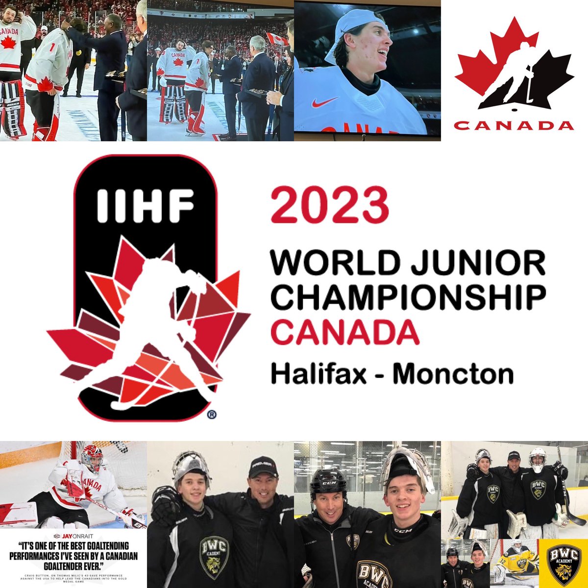 You did it baby! Congrats to <a href="/thomasmilic35/">Thomas Milic</a> and the rest of Team Canada winning gold at the WJC!! What a game and what an event. Now, let’s hope NHL teams will look at results instead of a tape measure and sign MILI!! Kid is a winner abd a great young man. So proud of you Thomas