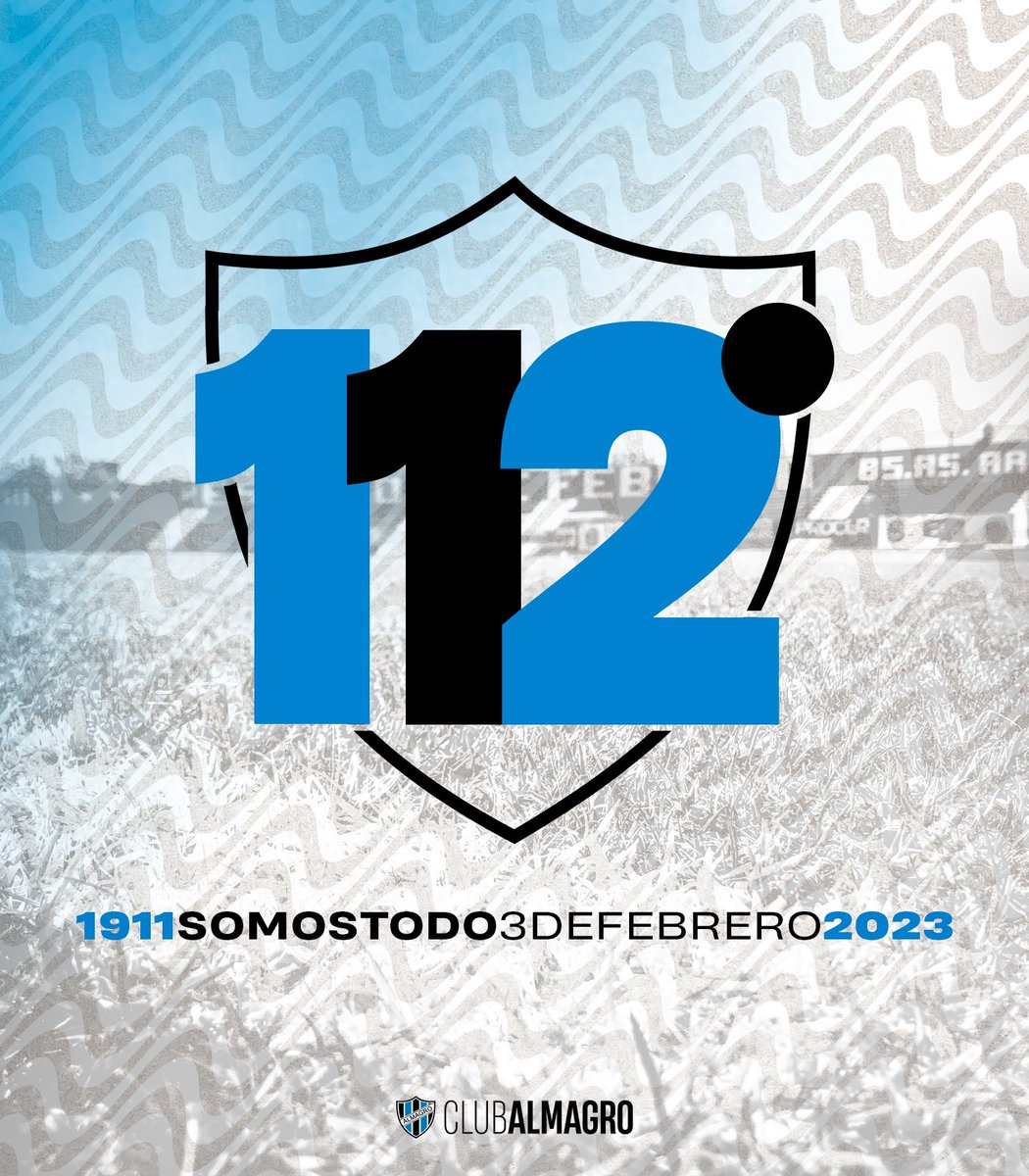 almagroficial's tweet photo. 112 años de pasión.
112 años de sentimiento.
112 años creciendo junto a ustedes.

¡𝗙𝗲𝗹𝗶𝘇 𝗰𝘂𝗺𝗽𝗹𝗲𝗮𝗻̃𝗼𝘀, 𝗔𝗹𝗺𝗮𝗴𝗿𝗼 𝗾𝘂𝗲𝗿𝗶𝗱𝗼! 💙🤍🖤

#Almagro112 🇪🇪 https://t.co/rsZH0mbEIj