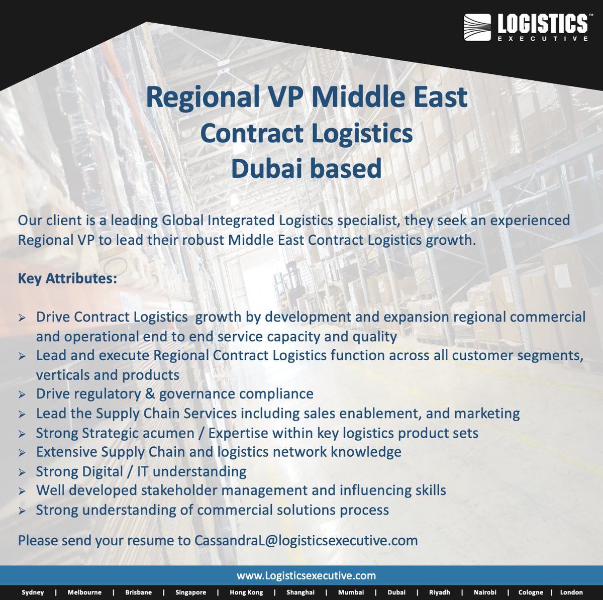 Hey #linkedIn #community..............We Are #hiring................in #dubai 

#recruitment #contractlogistics #logistics #supplychain #logisticsexecutivegroup