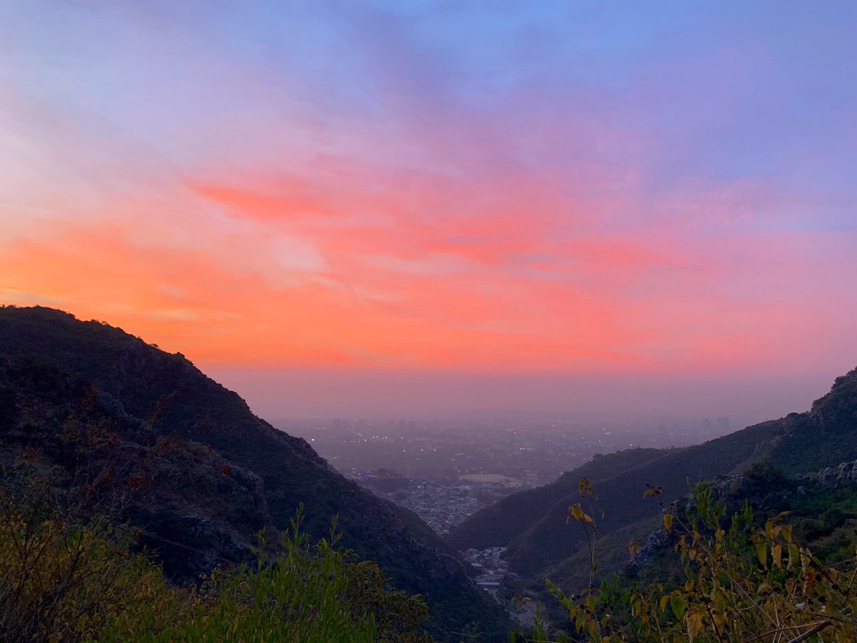 CTurnerFCDO's tweet photo. Sunrise over Islamabad. Like a painting. A last #FridayMorningWalk https://t.co/FFbEPGFCNR